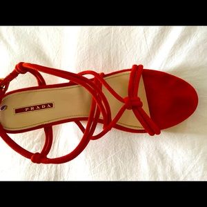 Prada Suede Wedges